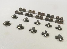 Lot Of 20 Front Rear Pistol Sights White Dot Vintage Gun Parts