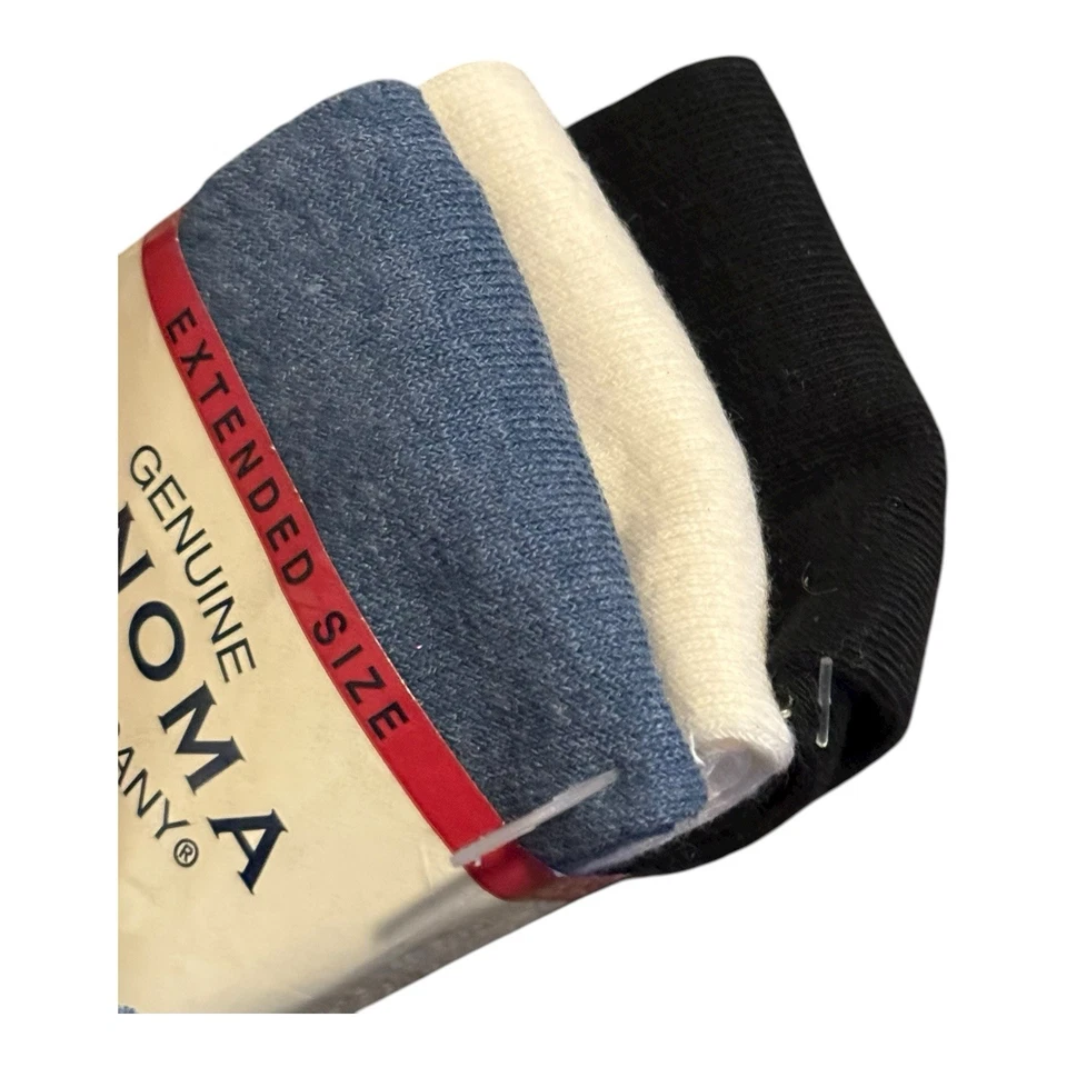 Calcetines de Colección Genuinos Sonoma Jean Co Talla Extendida 3 Pr Para Mujer’s 6-12 Puños Acanalados Nuevos con Etiquetas Foto 4 de 4