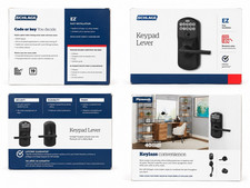 Schlage Keypad Lever Lock Keyless Entry Matte Black for Residential Doors