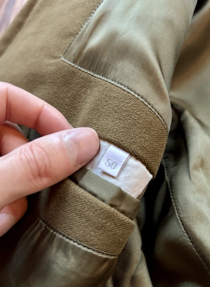 Miu Miu Moleskine Olive Green Jacket (Size 50 IT) — 第 4/4 张图片