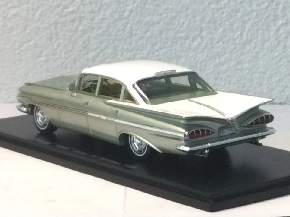 –Spark 1:43 Chevrolet Impala Sedan Six Windows 1959 Green Art. Nr: S2904– - Immagine 3 di 4
