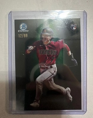 2023 Bowman - Bowman Spotlights Corbin Carroll #BS-1 Green Refractor /99 (RC)