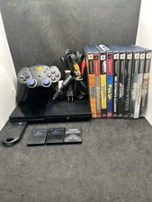 Sony Playstation 2 Slim Console SCPH-90001 Bundle 10 Games, 3 Mem Cords, Control