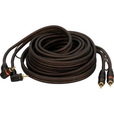 Ground Zero GZCC 5.3X Cinch RCA Kabel 3 fach geschirmt 5 Meter lang schwarz