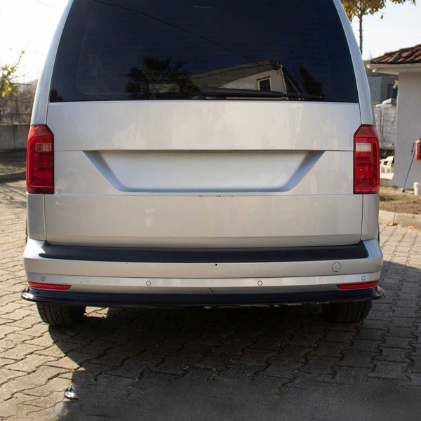 Ladekantenschutz StoßStange FüR VW Caddy III 2003-2015 Pre-Fl Acryl Matt Schwarz-image