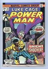 POWER MAN 26 (VF+) Luke Cage v Janos Trevorik, VAMPIRO? Marvel Comics k164 1975