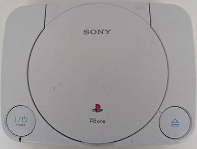 Sony Playstation One PS One Grau Retro Videospielkonsole SCPH-102 Defekt