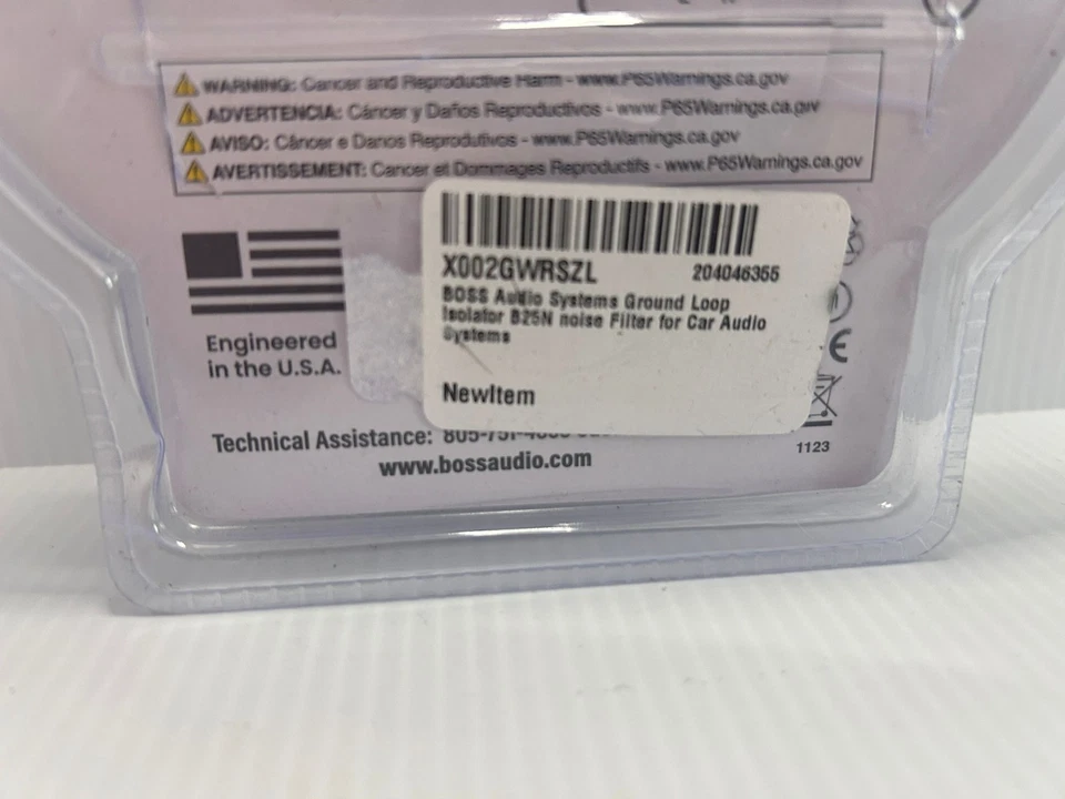 BOSS Audio Systems B25N Noise Filter for Car Sound Systems, Ground Loop Isolator - Image 2 of 3