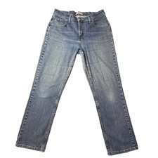 VTG Lee Riders Jeans Womens 10M Blue Relaxed Fit Straight Leg High Rise Denim