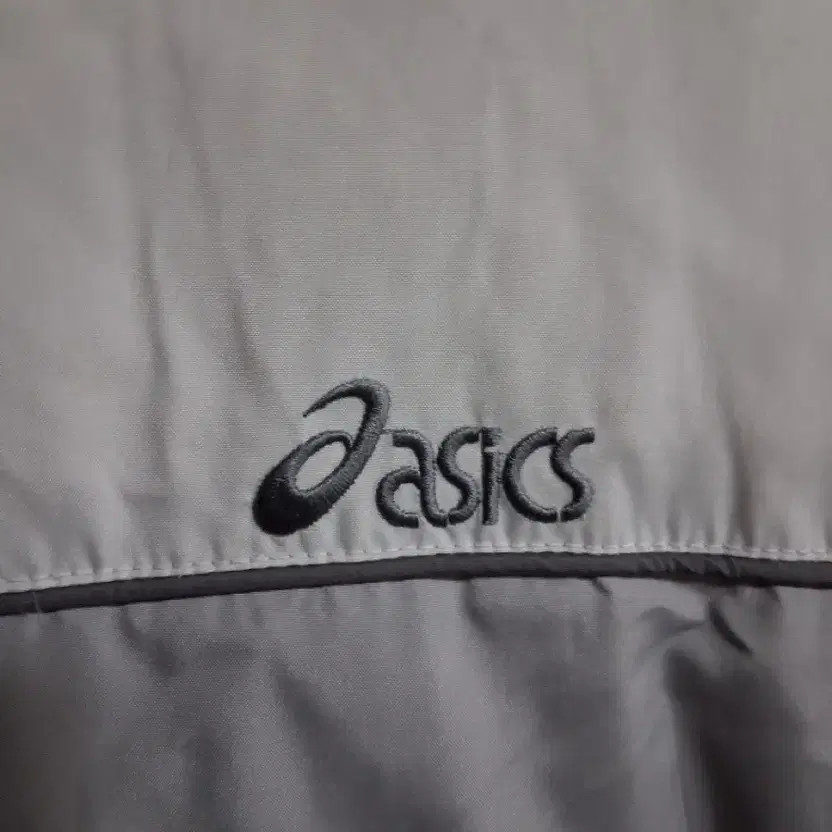 White/Gray Two-tone Asics Puffer Jacket - Men's thumbnail 3