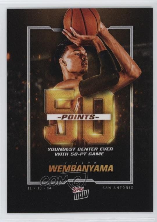 2024-25 Topps Now Online Exclusive /31251 Victor Wembanyama #7