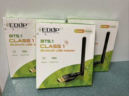 3 - Long Range 656 Ft USB Bluetooth 5.1 Adapter for PC Wireless Audio Dongle New - 第 1/6 張圖片
