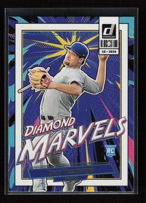 2026 Donruss #15 Trey Yesavage Diamond Marvels