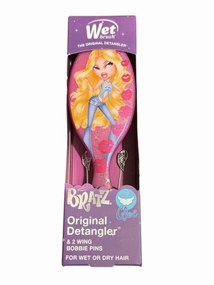 Bratz Doll Cloe Wet Brush Detangler w/ 2 Wing Bobbie Pins 