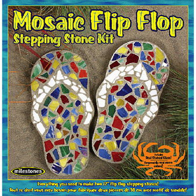 Midwest Products Co. Milestones  Mosaic Flip Flop Kit MID90111290 Art Activity &