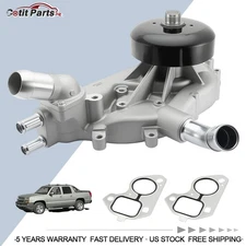 Engine Water Pump w/ Thermostat & Gasket for Chevy Tahoe GMC Yukon Buick Isuzu