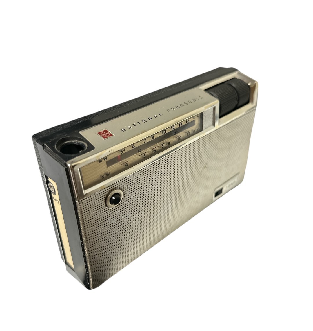 Vintage National Panasonic T-801H 2 Band 8 Transistor Radio | eBay