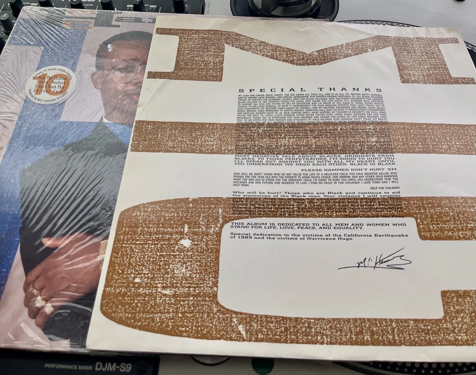 MC Hammer – Please Hammer Don't Hurt 'Em 1990 Press LP In Pic Cover VG+/VG+ SHK Foto 2 de 3