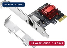 2.5GB PCIe Network Card, 2.5G NIC with RTL8125B Chip, 2.5GBase  T Ethernet Adapte
