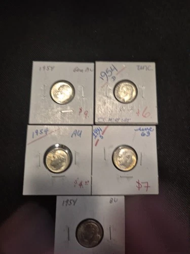 Photo of a 1955-P Roosevelt Dime from an eBay listing that sold on Jul 20, 2026