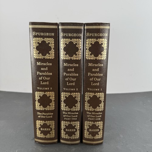 Wunder und Gleichnisse unseres Herrn, Bände 1-3, Spurgeon