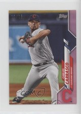 2020 Topps Mini Pink 19/25 Carlos Carrasco #384 da9