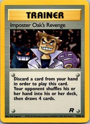 Imposter Oak's Revenge 76/82 Team Rocket Uncommon Trainer