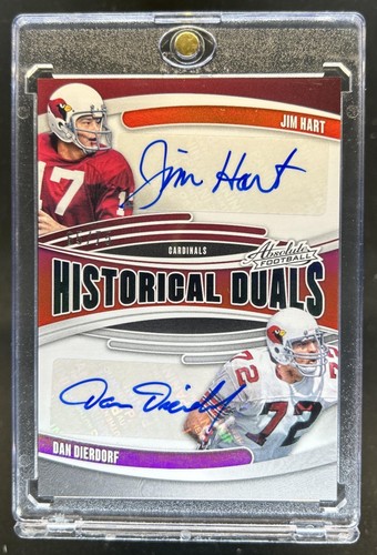 2025 Panini Absolute Jim Hart/Dan Dierdorf Red (RAW)