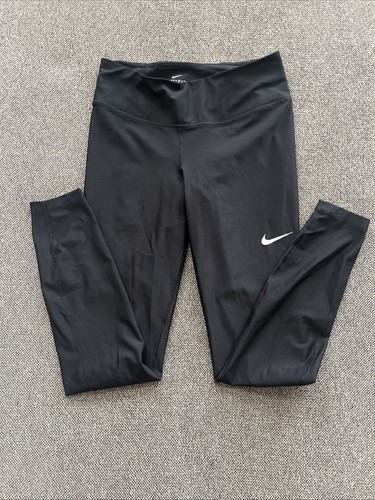 Nike Hose Damen klein schwarz DriFit Running Epic Tights Logo sportlich Stretch. - Bild 1 von 5