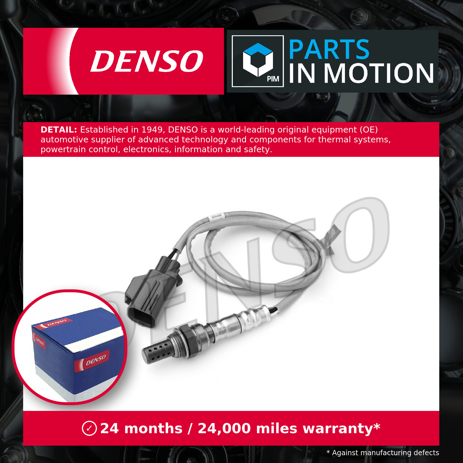 Lambda Sensor DOX-1420 Denso Oxygen 30651718 8627202 30713734 9497468 9454596 - Image 5