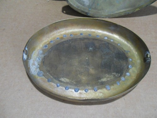 Rare Antique Rubes ? Brass Era Automotive Double Twist Car Horn WORKS Some Dents - Picture 17 of 23