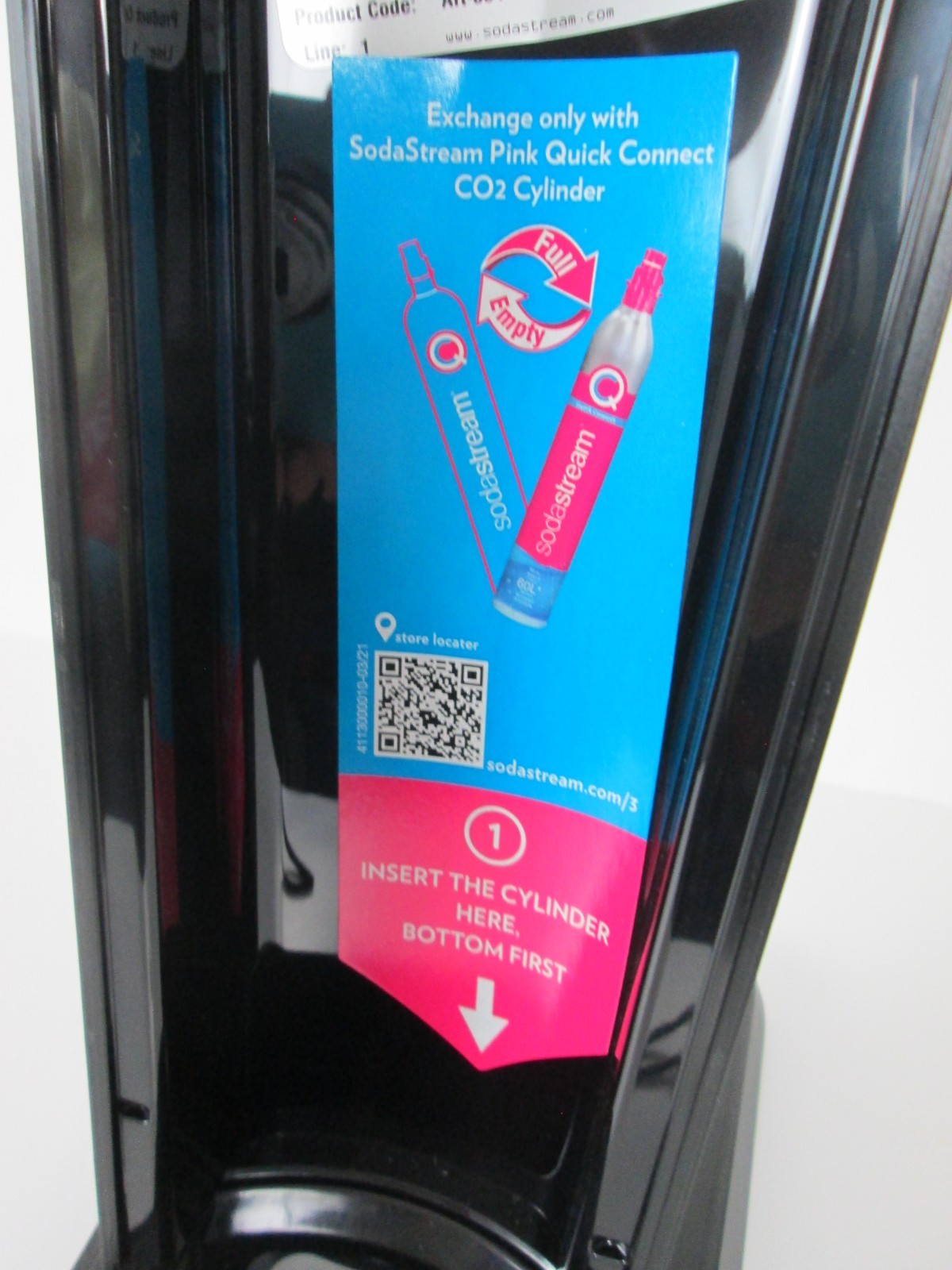 SodaStream Art Soda Machine Maker Sparkling Water Black Bottle Tested Working