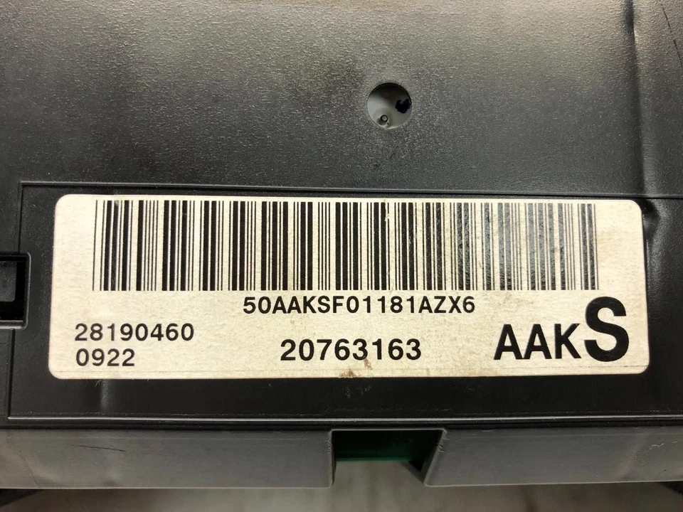 Chevy Express Savana 2500 3500 2010-2011 velocímetro de gasolina grupo 32 k 20763163 Foto 3 de 4