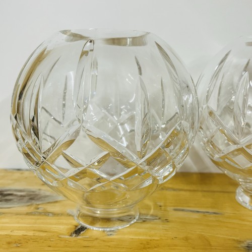 Waterford Lismore Cristal Tres Globos Globos de Repuesto para Araña - Imagen 8 de 15