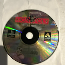 monopoly sony playstation 1 ps1 game disc only e-everyone ntsc-u/c