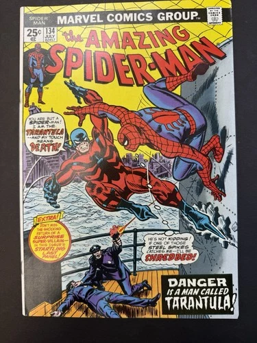 Amazing Spider-Man #134 (1974) 1st Tarantula 2nd Punisher VF