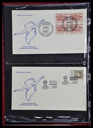 Lotto 34754 Collezione FDC Groenlandia 1959-2018! - Foto 2 di 10
