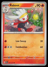 Raboot 037/217 Common Ascended Heroes Pokemon Near Mint