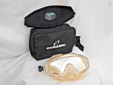 OCEANIC CONTOUR Mask Clear W/Bag an Strap Cover