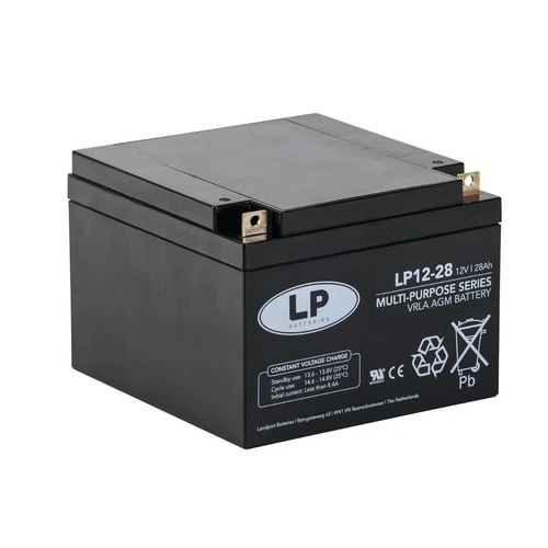 Portable Generators Cordless Equipment Battery 12V, 28 Ah VRLA AGM Technology