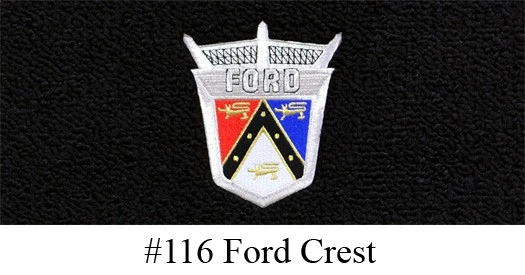 1957-1958 Ford Club Floor Mats - 4pc - Loop Foto 3 de 4