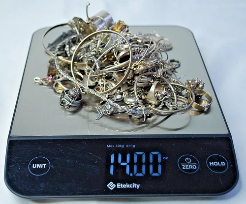 14 OZ of Sterling Silver Scrap - Minor/Few Stones