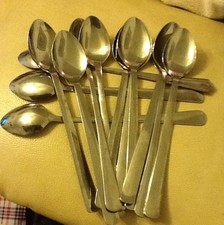 Lot Of 12 Stainless Steel Spoons