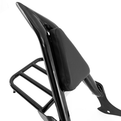 PSLER Moto Sissy Bar, bagagedrager, rugleuning passagierskussen voor Yamaha V-Star Drag Star 650 400 Custom