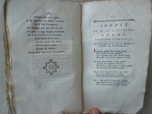 LETTRES DE MONTESQUIEU à divers amis d'Italie, 1767. - Picture 11 of 12