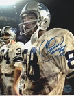 CHARLIE SANDERS  DETROIT LIONS  HOF 07  ACTION SIGNED 8x10