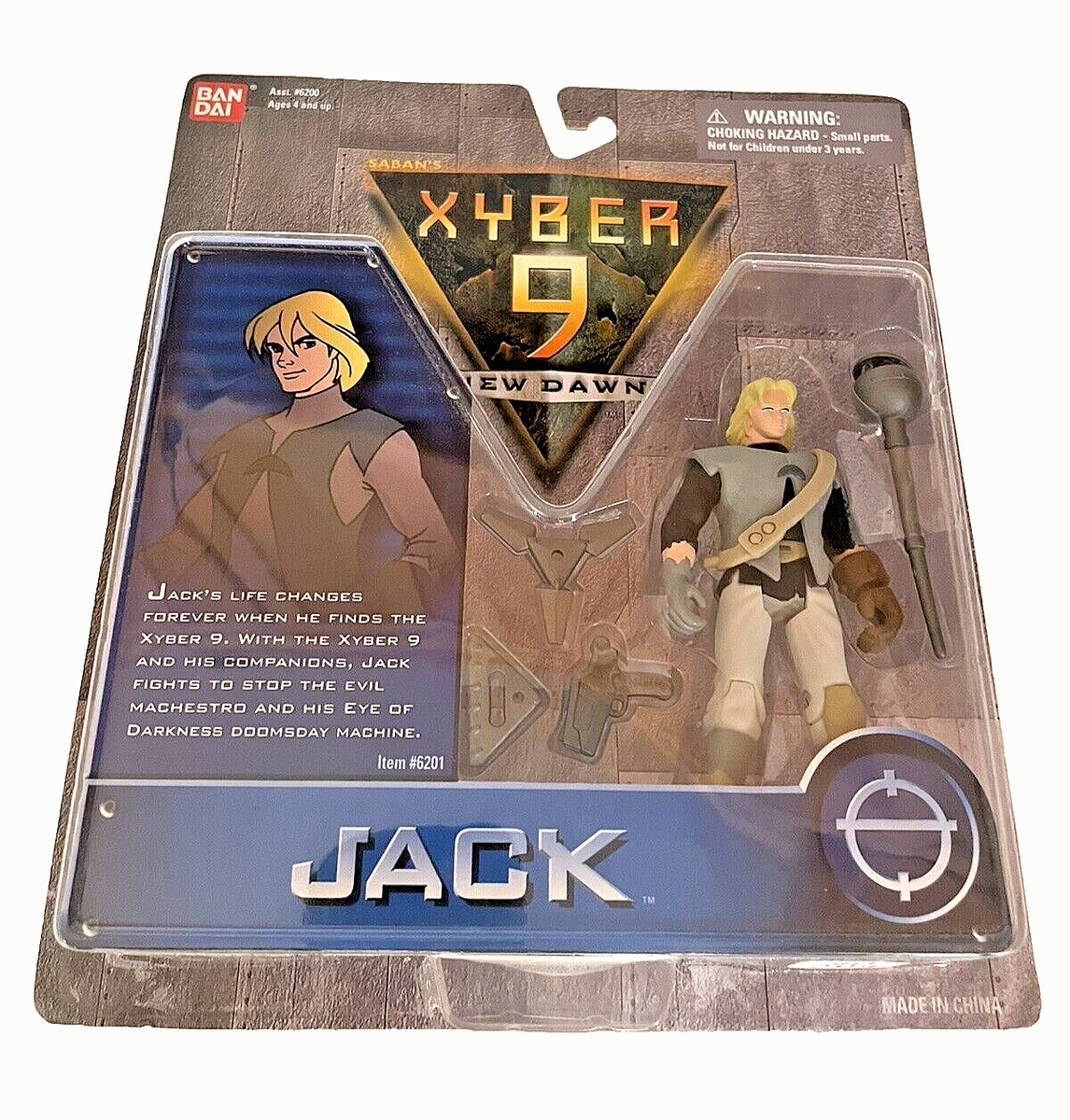 Xyber 9 Saban's Bandai New Dawn Jack Action Figure 6201 | eBay