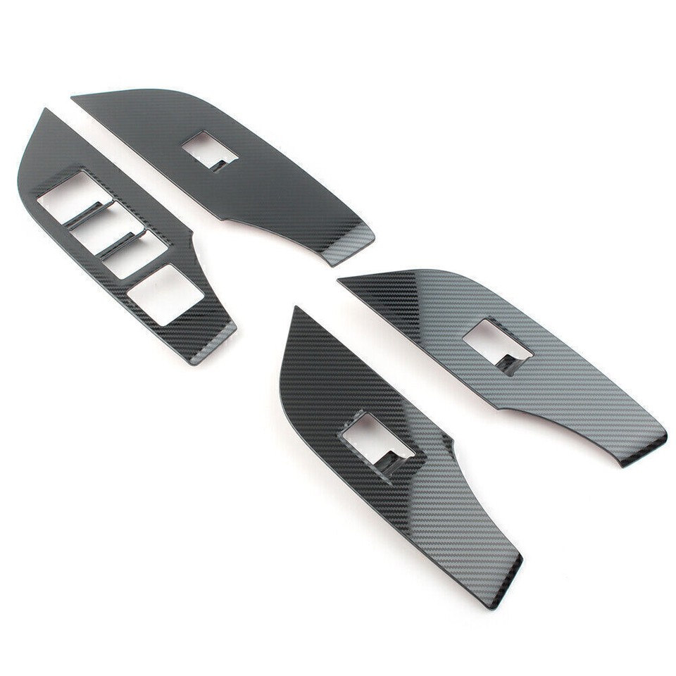 4X RHD Car Interior Window Lift Panel Switch Cover Trim For Toyota RAV4