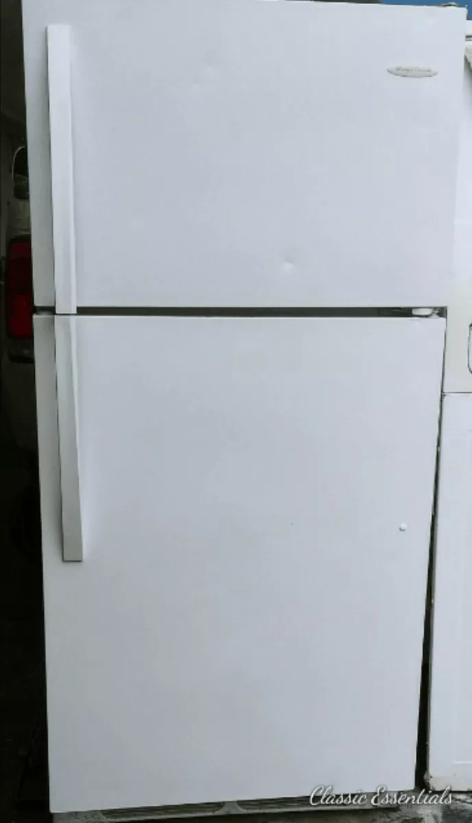 New Ad Nice White Large used refrigerator for sell Local Pickup Houston 77091