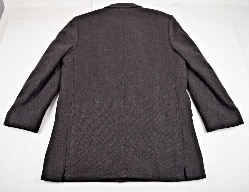 Casaco de carro vintage McGregor tamanho 40 M anos 60 forrado de lã carvão feito nos EUA - Imagem 4 de 4